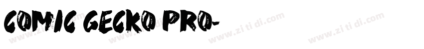 Comic Gecko pro字体转换